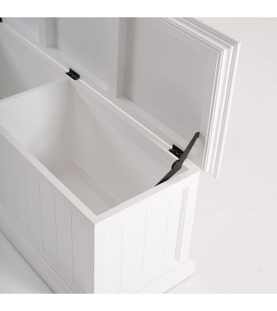 White shaker style blanket box 2025