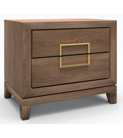 Lucca Walnut Bedside Cabinet by Berkeley Designs London | Style Our Home 

