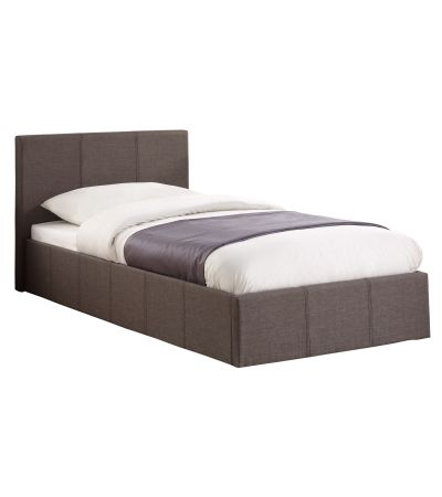 Berlin Brown Single Ottoman Bed