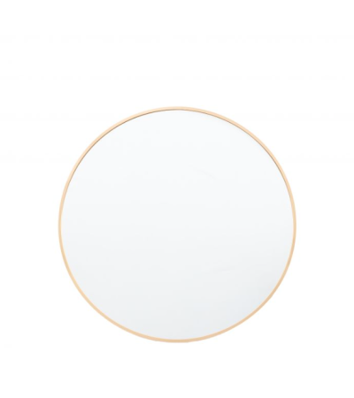 Bennet Gold Round Mirror