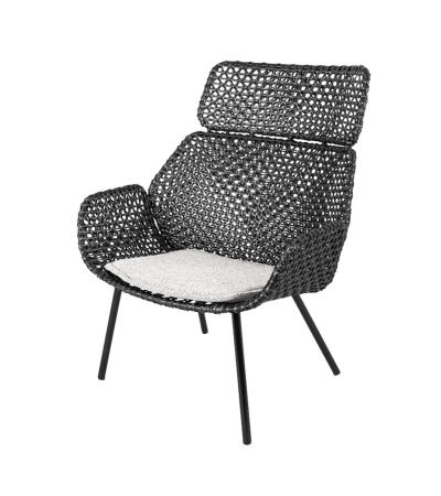 Vibe Highback Chair - Light Brown Wove by Cane-line | Style Our Home
