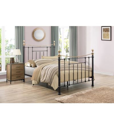 Bronte Black 5' King Bed