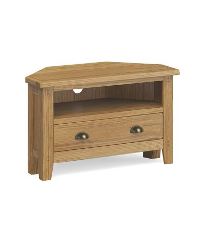 Burford Corner TV Unit with Drawer by Condell/Global Home Group | Style Our Home