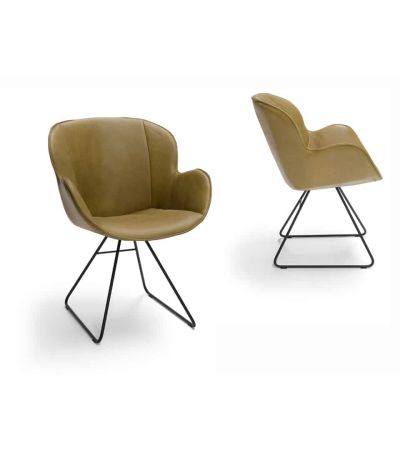 Butterfly Sled Base Dining Armchair by Bree's New World  | Style Our Home