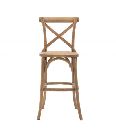 Café Palma Natural Rattan Stool ( A Pair ) by Hudson Living | Style Our Home 