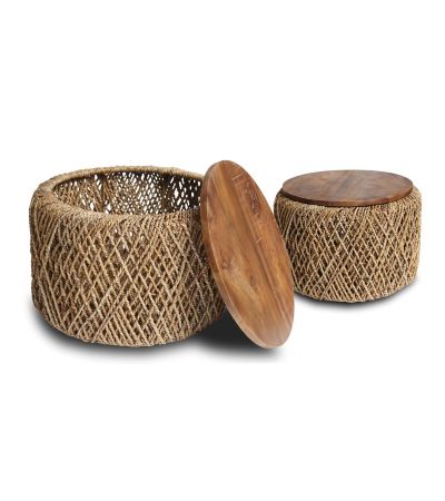 Tokio Set of 2 Natural Coffee Tables