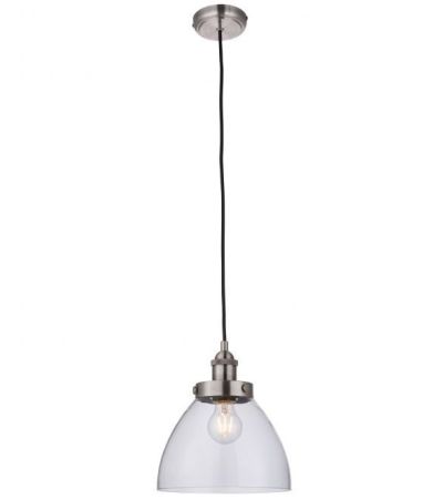 Celeste 1 Pendant Light Brushed Silver by Gallery Living | Style Our Home