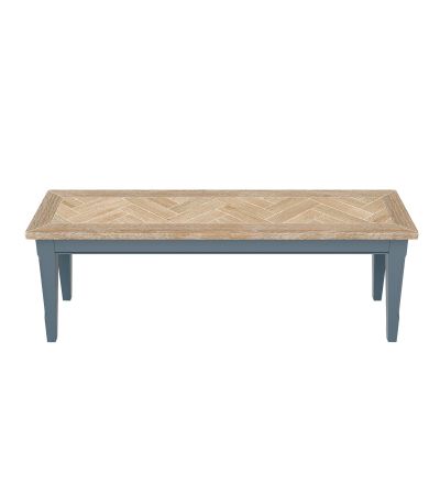 Signature Blue Dining Bench (130) by Baumhaus | Style Our Home