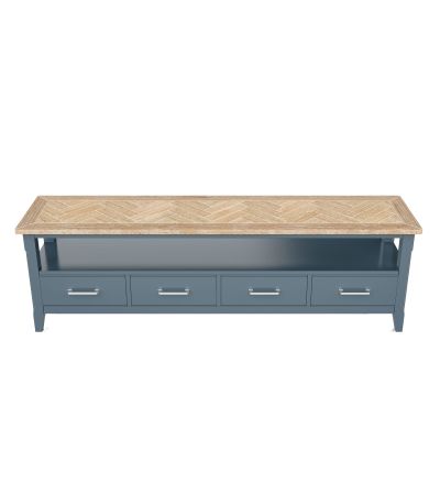 Signature Blue - Large Widescreen Television Cabinet by Baumhaus | Style Our Home