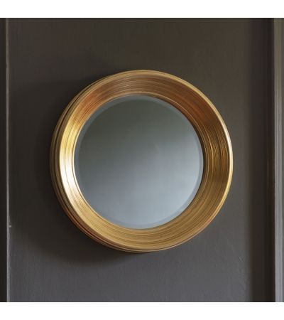 Chaplin Round Mirror Gold - Style Our Home 