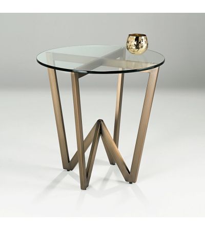 Angle Glass Side Table - Style Our Home