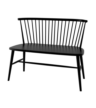 Como Dining Bench Black Beech