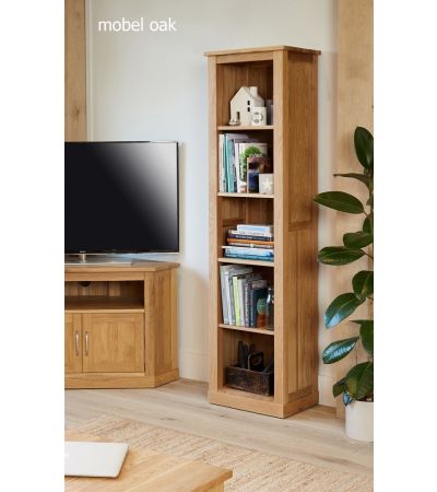 Baumhaus Mobel Oak Narrow Bookcase - Style Our Home