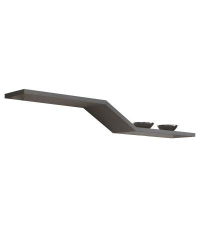Gautier Adulis Grey Oak Wall Shelf