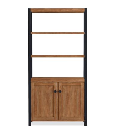 Tall Bookcase With Doors by Hertiance Furniture | Style Our Home