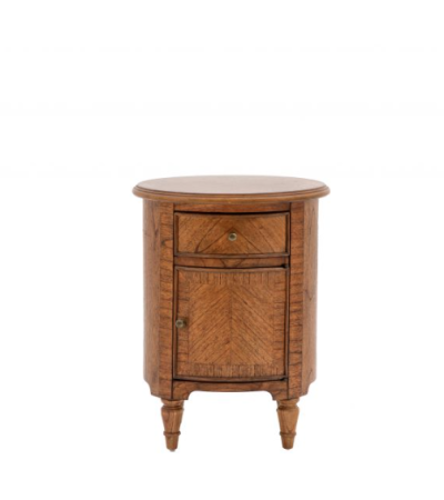 Dashwood Drum Side Table by Hudson Living | Style Our Home 