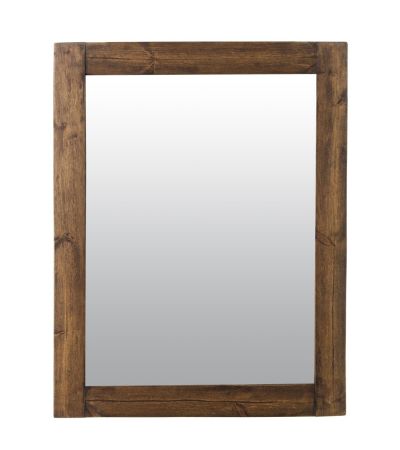 Erato Dark Natural Wood Dress Mirror