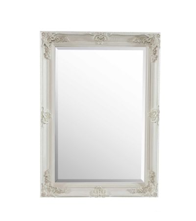Eos Cream Ornate Flourish Large Wall Mirror