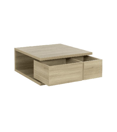 Natura square coffee table with drawers by Gautier | Style Our Home
