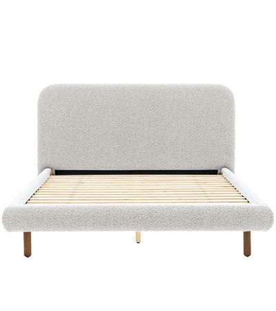 Rabley Kingsize Bedstead Stone Grey By Gallery Living | Style Our Home 