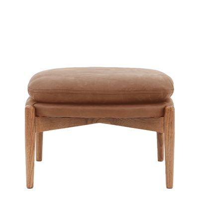 Datsun Footstool Antique Brown by Gallery Living | Style Our Home