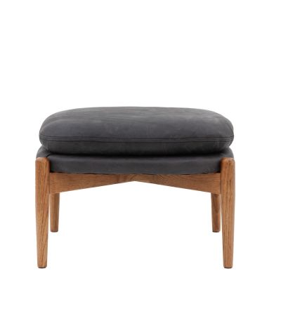 Datsun Footstool Antique Ebony by Gallery Living | Style Our Home