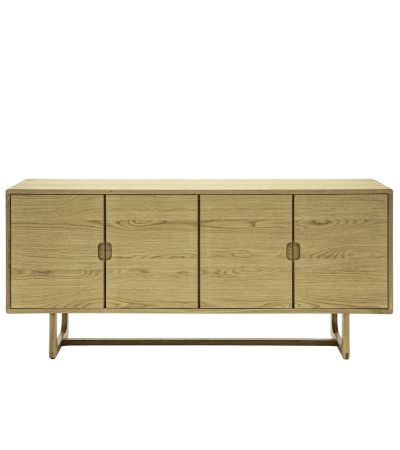 Mella 4 Door sideboard Natural By Gallery Living | Style Our Home