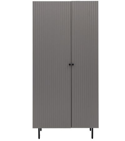 Halton Grey 2 Door Wardrobe