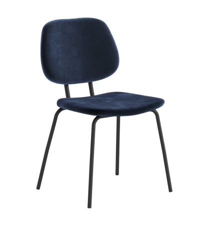 Soho Lily Chair - Navy Velvet By Corndell | Style Our Home