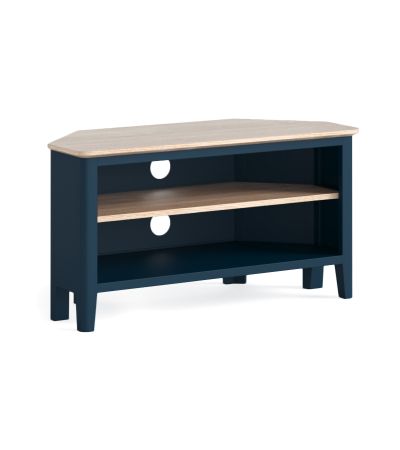 Marlow Navy Corner TV Unit by Corndell/Global Home Group  | Style Our Home
