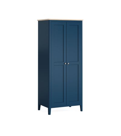 Marlow Navy Full Hanging Wardrobe by Corndell/Global Home Group  | Style Our Home