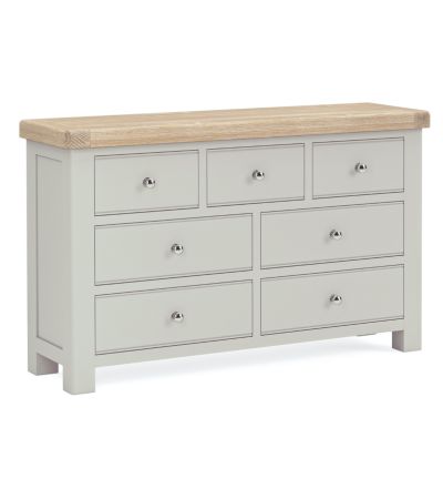 Salcombe Grey 3 Over 4 Chest By Corndell | Style our Home