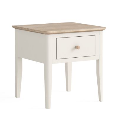 Marlow Coconut Milk Lamp Table by Corndell/Global Home Group  | Style Our Home