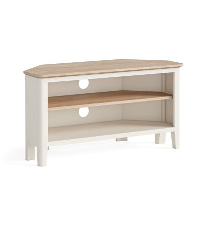 Marlow Coconut Milk Corner TV Unit by Corndell/Global Home Group  | Style Our Home
