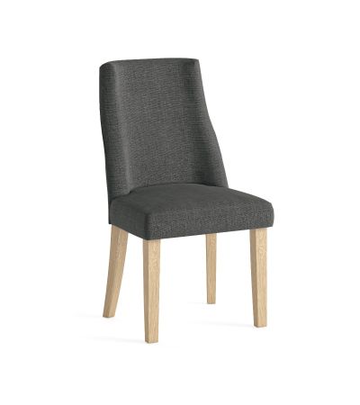 Cara Upholstered Charcoal Dining Chair (2pk) by Condell/Global Home Group | Style Our Home