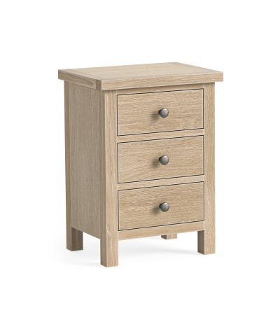 Modern Country Oak White Wash Bedside by Condell/Global Home Group | Style Our Home