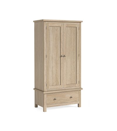 Modern Country Oak White Wash Gents Wardrobe by Condell/Global Home Group | Style Our Home