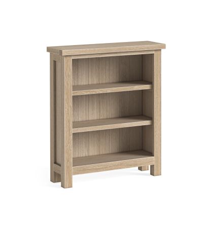 Modern Country Oak White Wash Low Bookcase by Condell/Global Home Group | Style Our Home