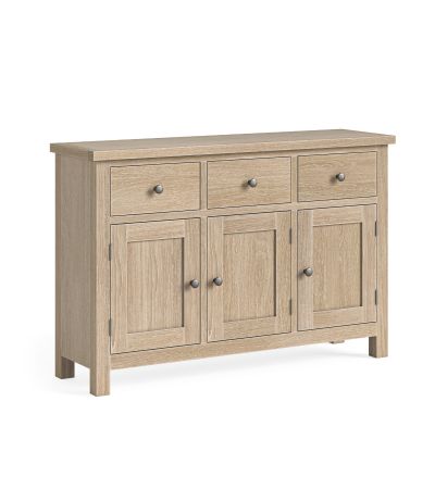 Modern Country Oak White Wash Large Sideboard by Condell/Global Home Group | Style Our Home
