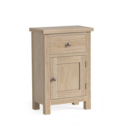 Modern Country Oak White Wash Telephone Cupboard by Condell/Global Home Group | Style Our Home