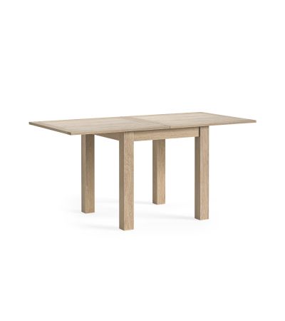 Modern Country Oak White Wash Flip Top Dining Table by Condell/Global Home Group | Style Our Home
