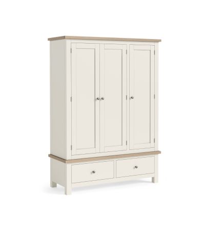 Modern Country Coconut Triple Wardrobe by Condell/Global Home Group | Style Our Home