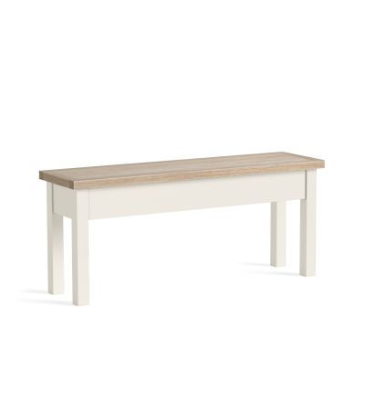 Modern Country Coconut Shallow Storage Bench by Condell/Global Home Group | Style Our Home