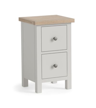 Modern Country Light Grey Narrow Bedside by Condell/Global Home Group | Style Our Home