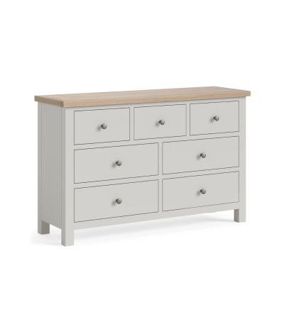 Modern Country Light Grey 3 over 4 Chest by Condell/Global Home Group | Style Our Home