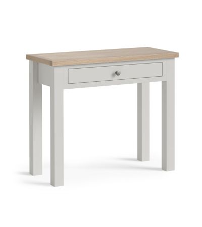 Modern Country Light Grey Single Drawer Desk by Condell/Global Home Group | Style Our Home