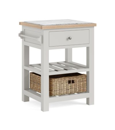 Modern Country Light Grey Small Kitchen Island by Condell/Global Home Group | Style Our Home