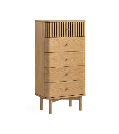 Soho Natural 5 Drawer Tallboy by Condell/Global Home Group | Style Our Home