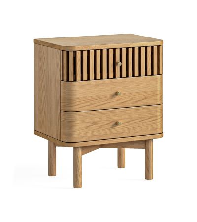 Soho Natural 3 Drawer Bedside by Condell/Global Home Group | Style Our Home