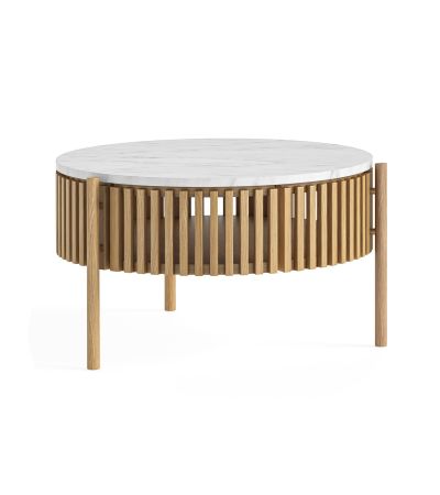 Soho Natural Marble Top Story Coffee Table by Condell/Global Home Group | Style Our Home
